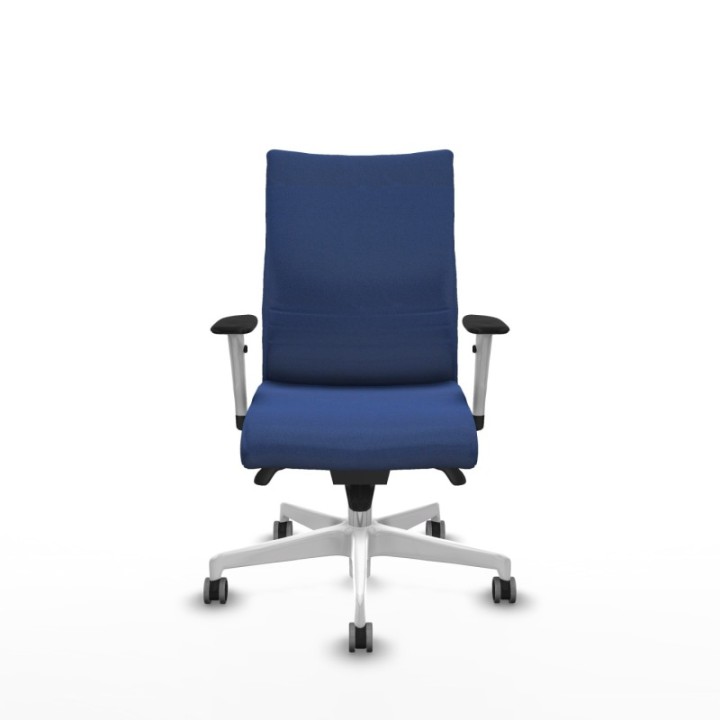 Albacete confidente sincro bali azul marino brazos 1D blancos base blanca ruedas 65mm engomadas