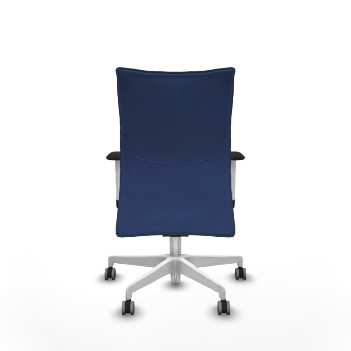 Albacete confidente sincro bali azul marino brazos 1D blancos base blanca ruedas 65mm engomadas