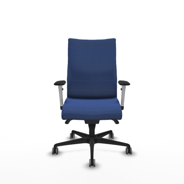 Albacete confidente sincro bali azul marino brazos 1D blancos base nailon ruedas 65mm engomadas