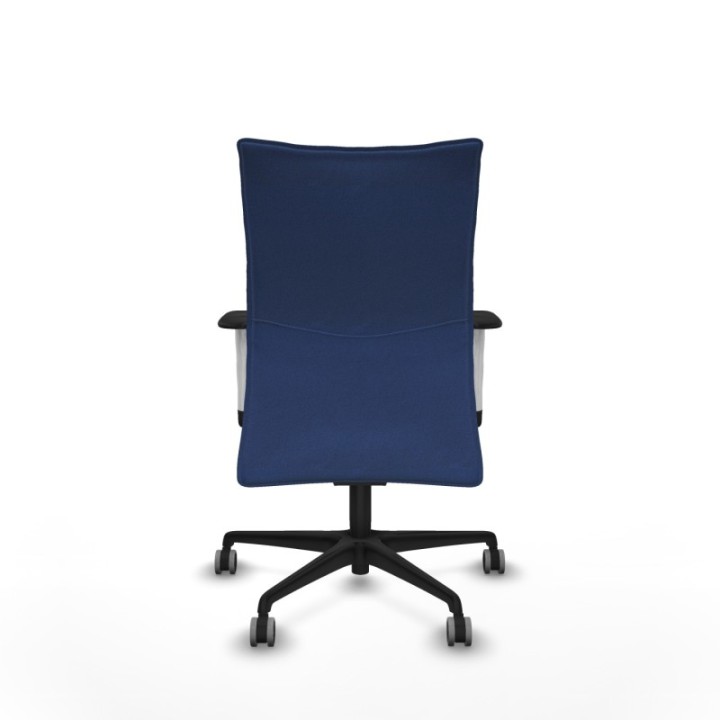 Albacete confidente sincro bali azul marino brazos 1D blancos base nailon ruedas 65mm engomadas