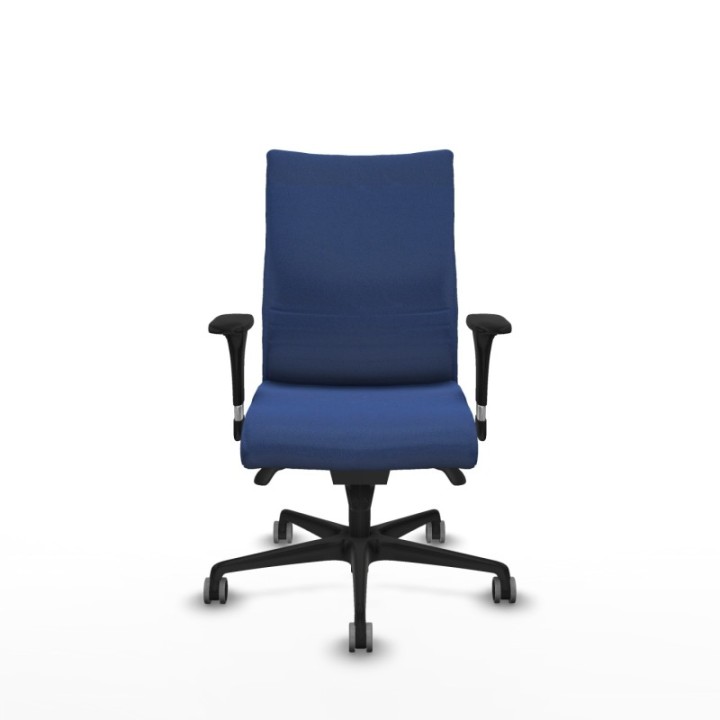 Albacete confidente sincro bali azul marino brazos 1D base nailon ruedas 65mm engomadas