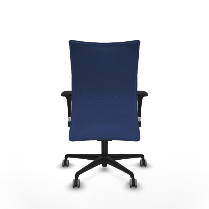 Albacete confidente sincro bali azul marino brazos 1D base nailon ruedas 65mm engomadas