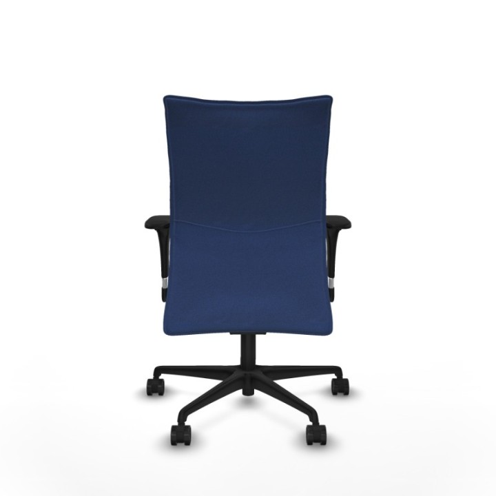 Albacete confidente sincro bali azul marino brazos 1D base nailon ruedas 65 mm nailon