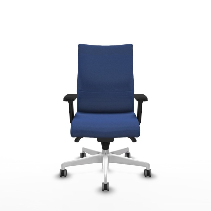 Albacete confidente sincro bali azul marino brazos 2D base blanca ruedas 65mm engomadas