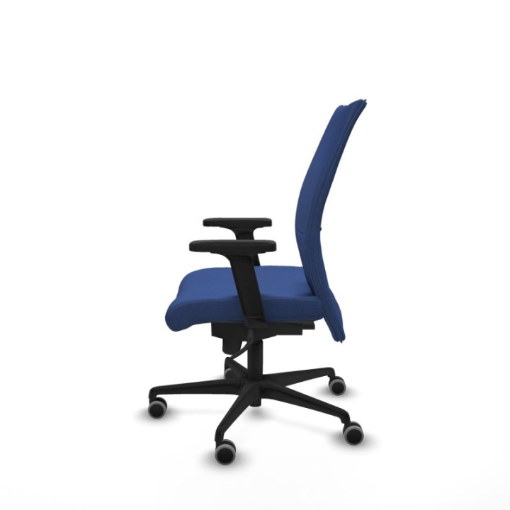 Albacete confidente sincro bali azul marino brazos 2D base nailon ruedas 65mm engomadas