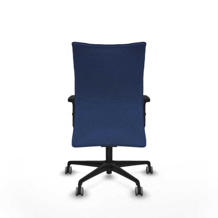 Albacete confidente sincro bali azul marino brazos 2D base nailon ruedas 65mm engomadas