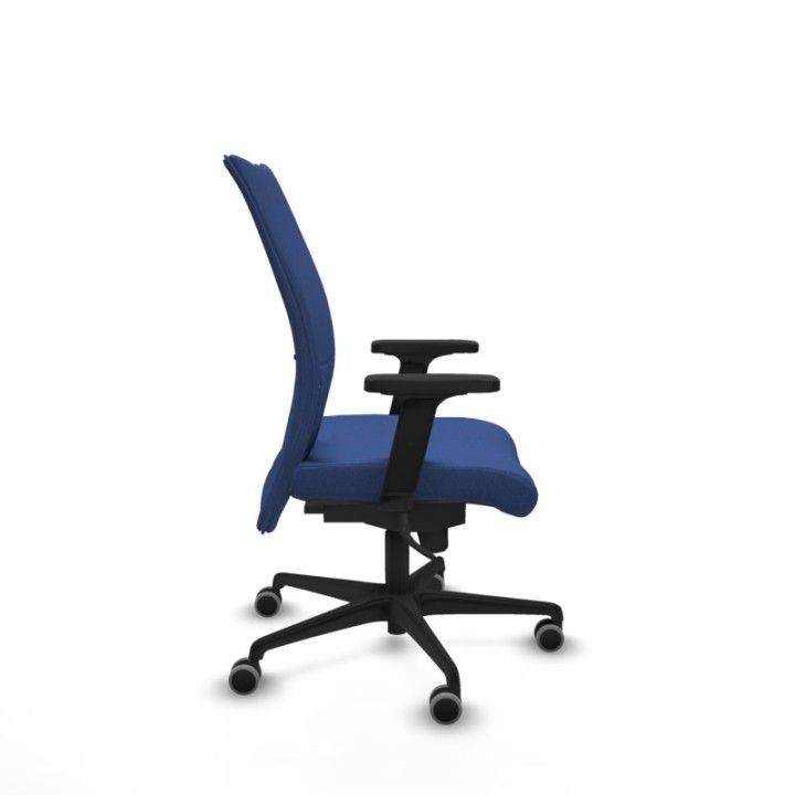 Albacete confidente sincro bali azul marino brazos 2D base nailon ruedas 65mm engomadas