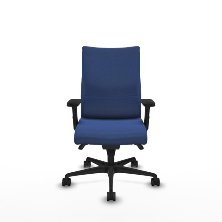 Albacete confidente sincro bali azul marino brazos 2D base nailon ruedas 65 mm nailon