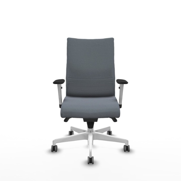 Albacete confidente sincro bali gris brazos 1D blancos base blanca ruedas 65mm engomadas