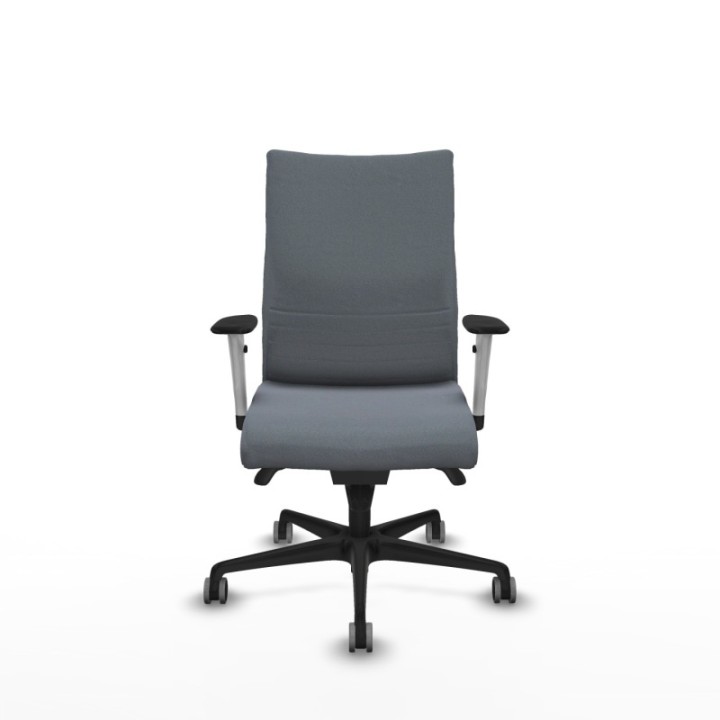 Albacete confidente sincro bali gris brazos 1D blancos base nailon ruedas 65mm engomadas