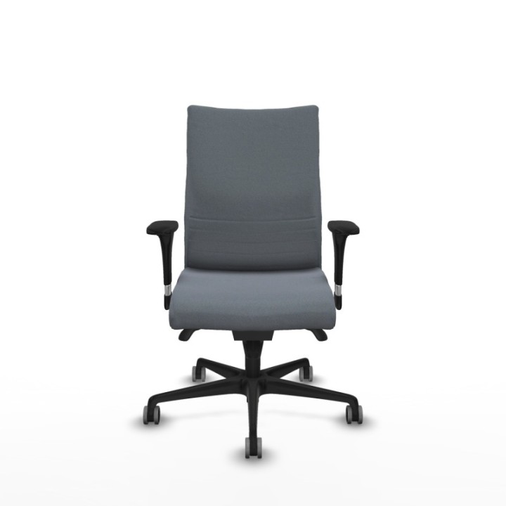 Albacete confidente sincro bali gris brazos 1D base nailon ruedas 65mm engomadas