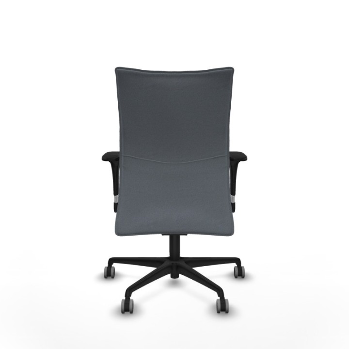 Albacete confidente sincro bali gris brazos 1D base nailon ruedas 65mm engomadas