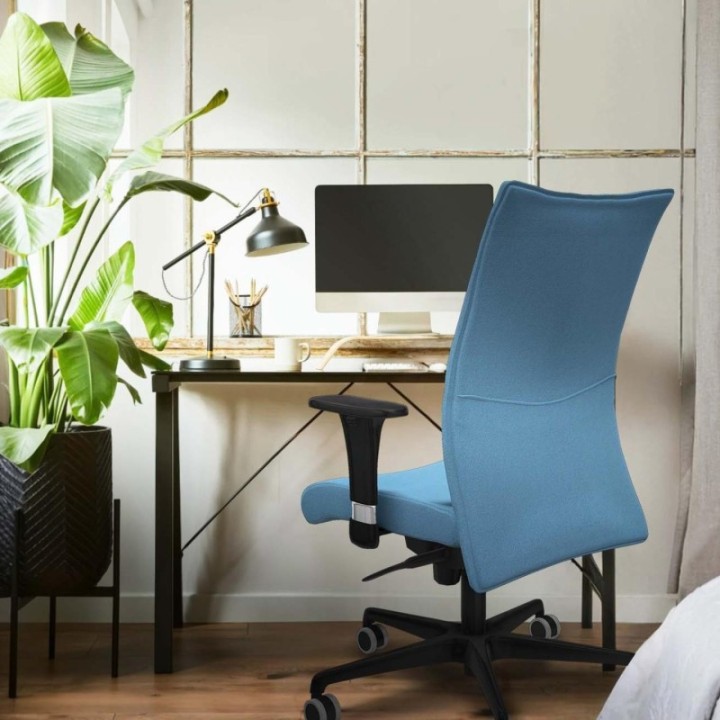 Albacete confidente sincro bali gris brazos 1D base nailon ruedas 65mm engomadas