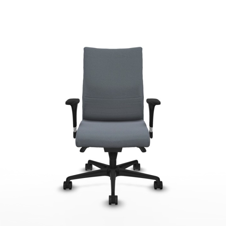 Albacete confidente sincro bali gris brazos 1D base nailon ruedas 65 mm nailon