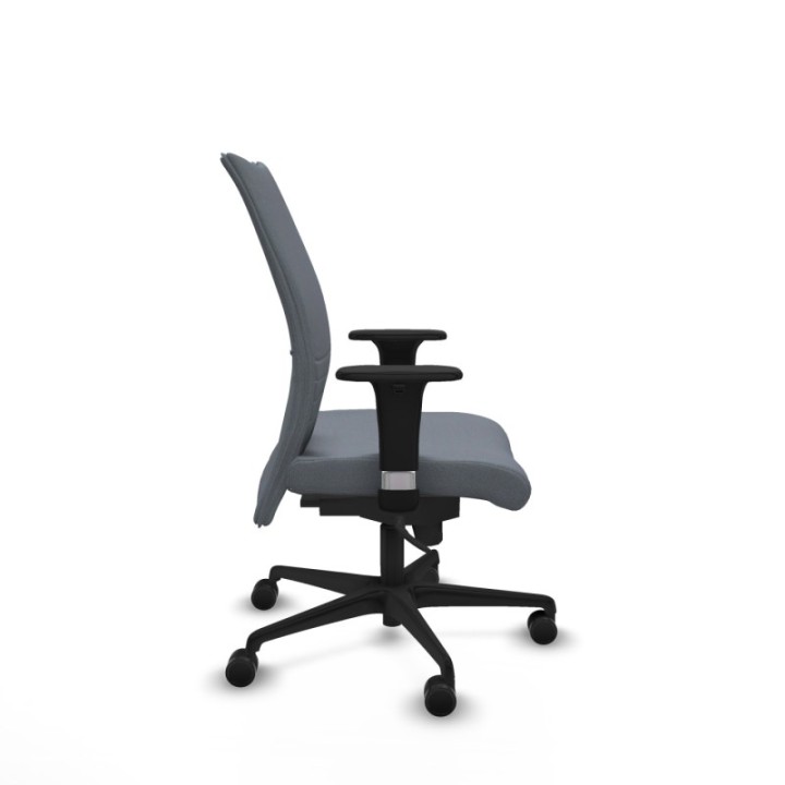 Albacete confidente sincro bali gris brazos 1D base nailon ruedas 65 mm nailon