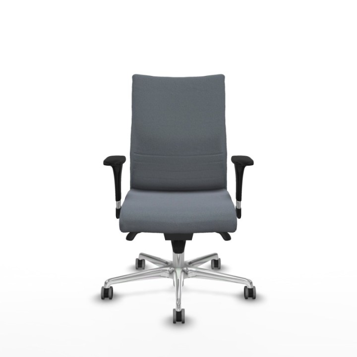 Albacete confidente sincro bali gris brazos 1D base aluminio ruedas 65mm engomadas