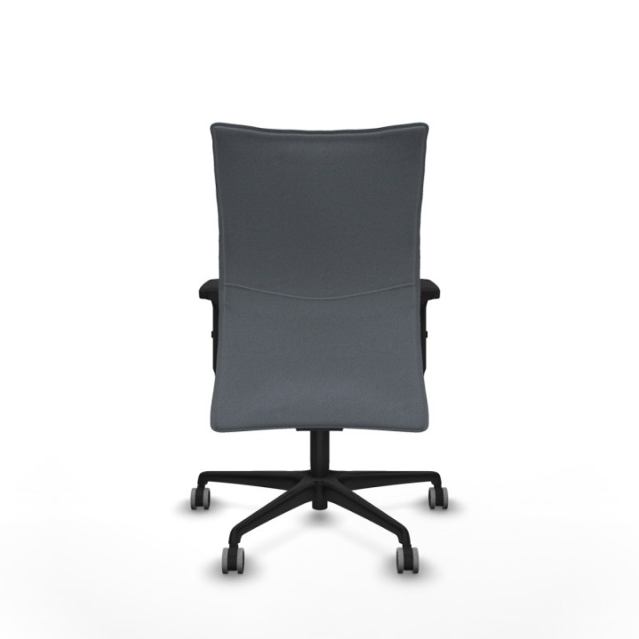 Albacete confidente sincro bali gris brazos 2D base nailon ruedas 65mm engomadas