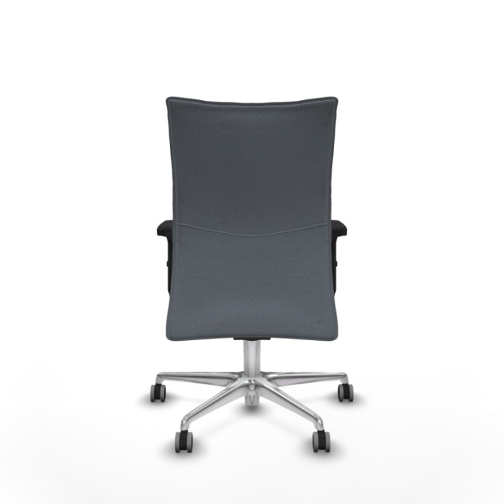 Albacete confidente sincro bali gris brazos 2D base aluminio ruedas 65mm engomadas