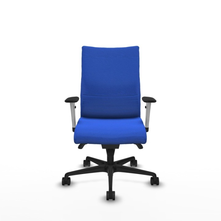 Albacete confidente sincro bali azul brazos 1D blancos base nailon ruedas 65 mm nailon