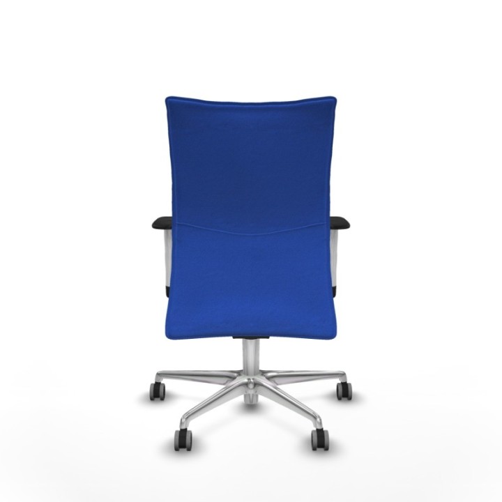 Albacete confidente sincro bali azul brazos 1D blancos base aluminio ruedas 65mm engomadas