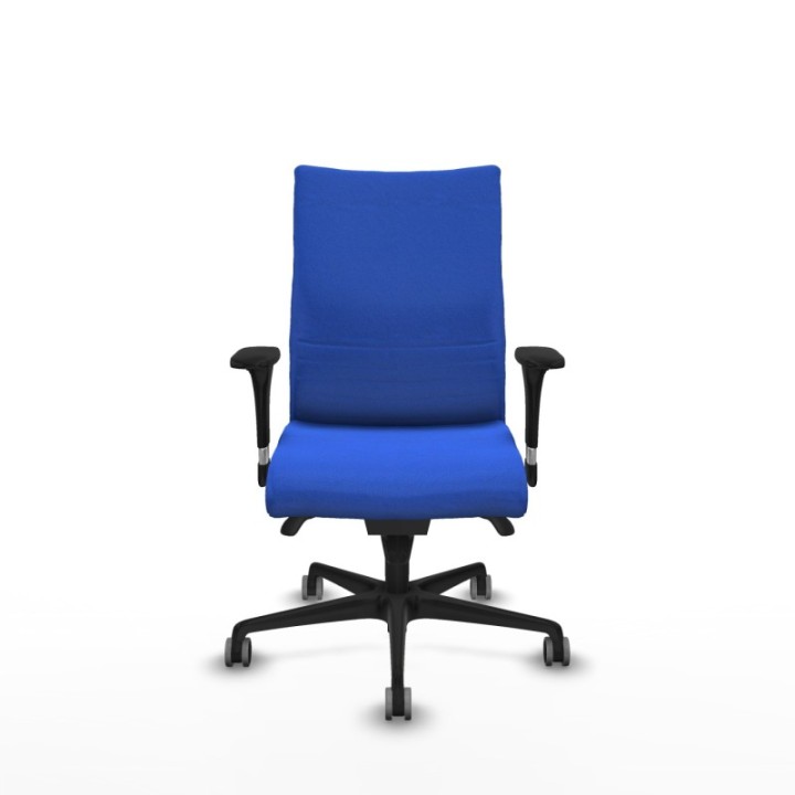 Albacete confidente sincro bali azul brazos 1D base nailon ruedas 65mm engomadas