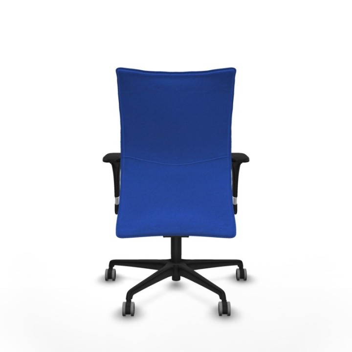 Albacete confidente sincro bali azul brazos 1D base nailon ruedas 65mm engomadas