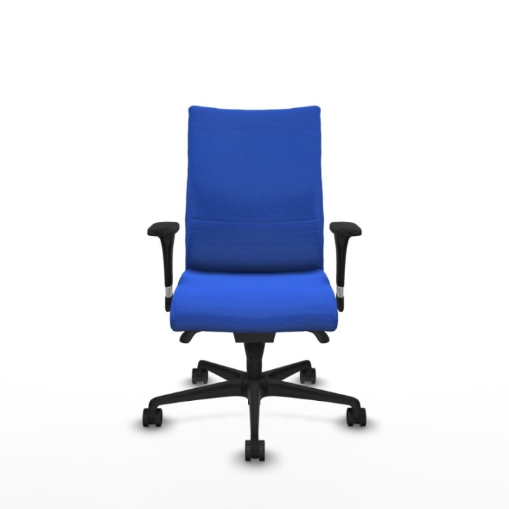 Albacete confidente sincro bali azul brazos 1D base nailon ruedas 65 mm nailon