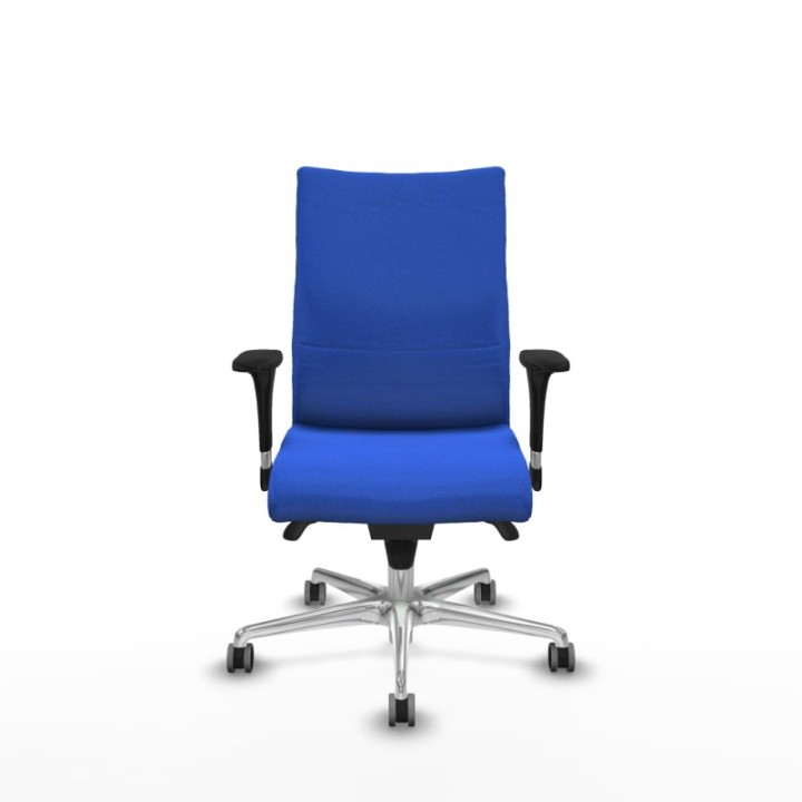 Albacete confidente sincro bali azul brazos 1D base aluminio ruedas 65mm engomadas