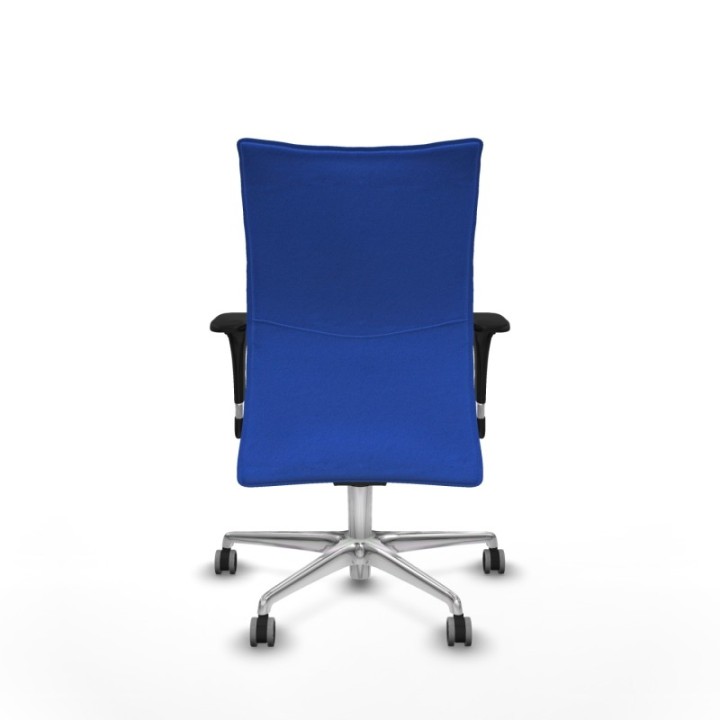 Albacete confidente sincro bali azul brazos 1D base aluminio ruedas 65mm engomadas