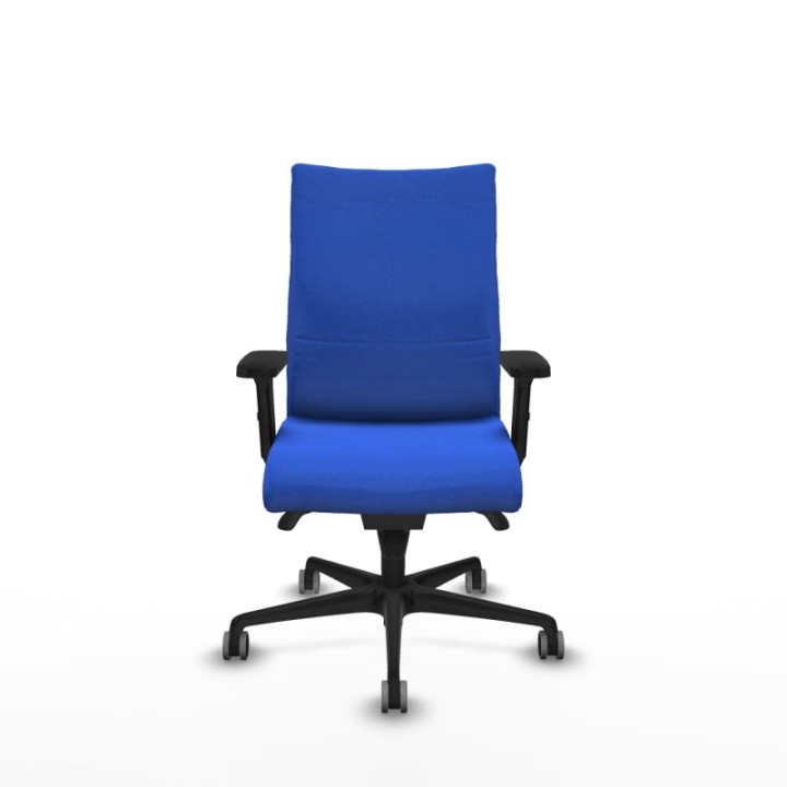 Albacete confidente sincro bali azul brazos 2D base nailon ruedas 65mm engomadas