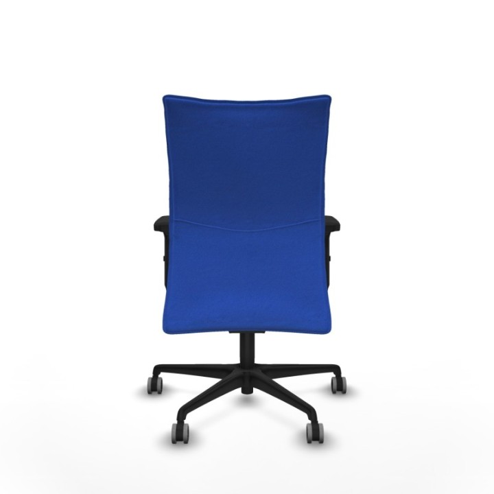 Albacete confidente sincro bali azul brazos 2D base nailon ruedas 65mm engomadas