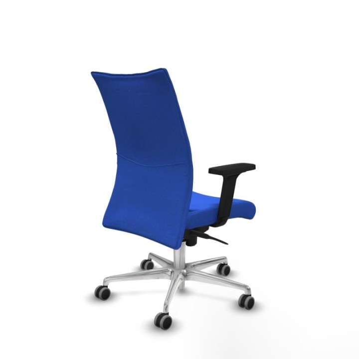 Albacete confidente sincro bali azul brazos 2D base aluminio ruedas 65mm engomadas