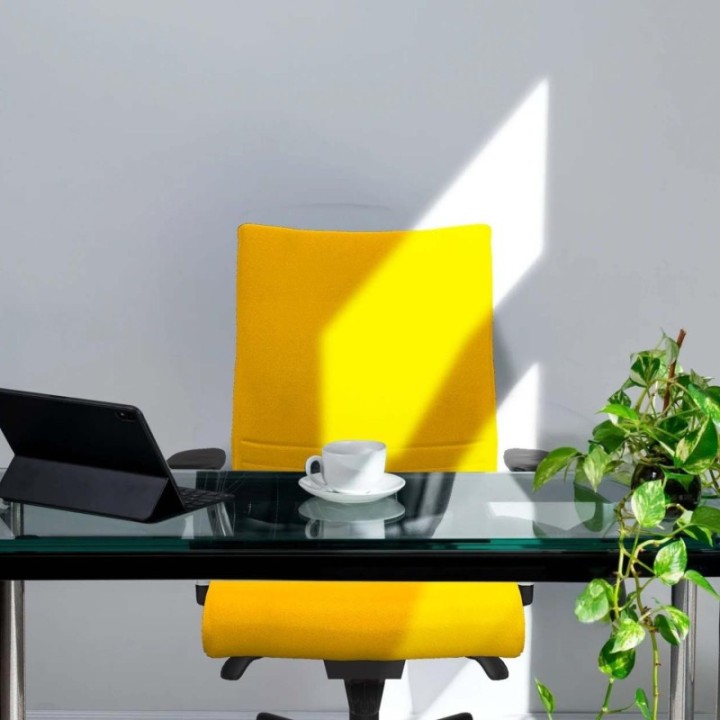 Albacete confidente sincro bali pistacho brazos 1D blancos base nailon ruedas 65mm engomadas