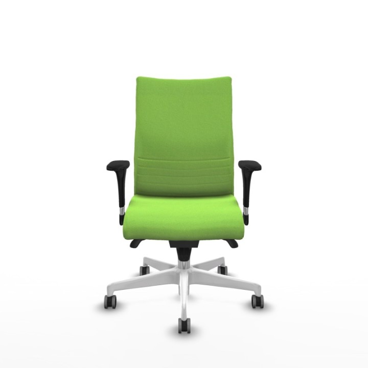 Albacete confidente sincro bali pistacho brazos 1D base blanca ruedas 65mm engomadas