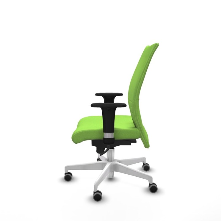 Albacete confidente sincro bali pistacho brazos 1D base blanca ruedas 65mm engomadas