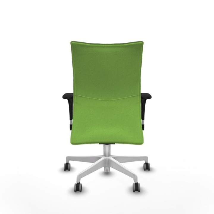 Albacete confidente sincro bali pistacho brazos 1D base blanca ruedas 65mm engomadas