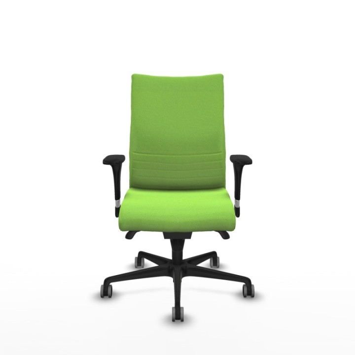 Albacete confidente sincro bali pistacho brazos 1D base nailon ruedas 65mm engomadas