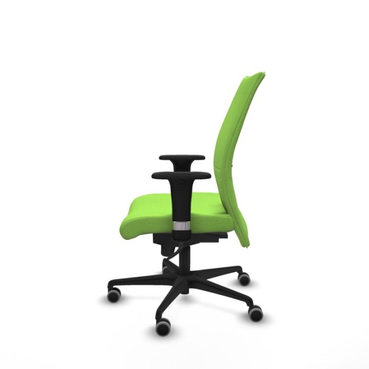 Albacete confidente sincro bali pistacho brazos 1D base nailon ruedas 65mm engomadas