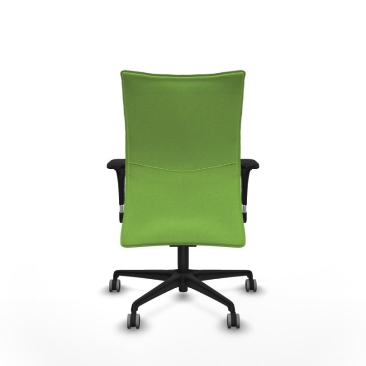 Albacete confidente sincro bali pistacho brazos 1D base nailon ruedas 65mm engomadas