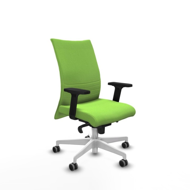 Albacete confidente sincro bali pistacho brazos 2D base blanca ruedas 65mm engomadas