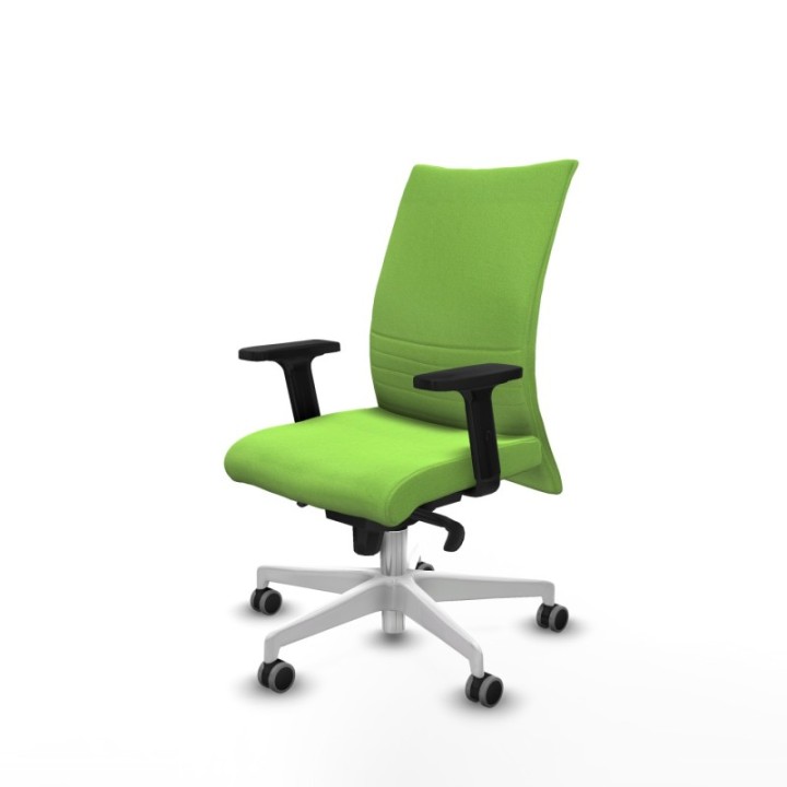 Albacete confidente sincro bali pistacho brazos 2D base blanca ruedas 65mm engomadas