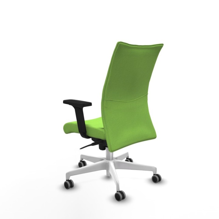 Albacete confidente sincro bali pistacho brazos 2D base blanca ruedas 65mm engomadas