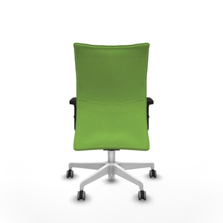 Albacete confidente sincro bali pistacho brazos 2D base blanca ruedas 65mm engomadas