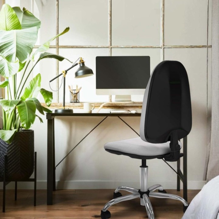 Algarra CP bali turquesa  base cromada ruedas nailon 50mm