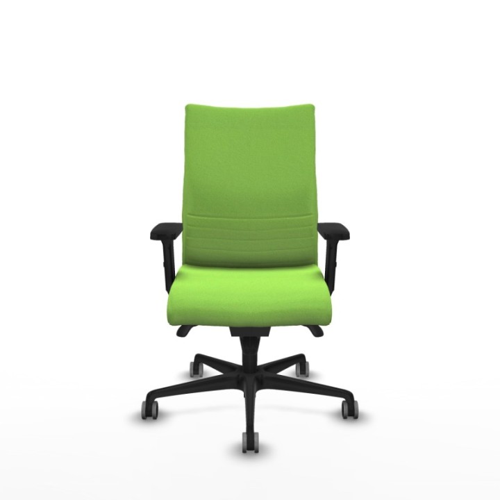 Albacete confidente sincro bali pistacho brazos 2D base nailon ruedas 65mm engomadas