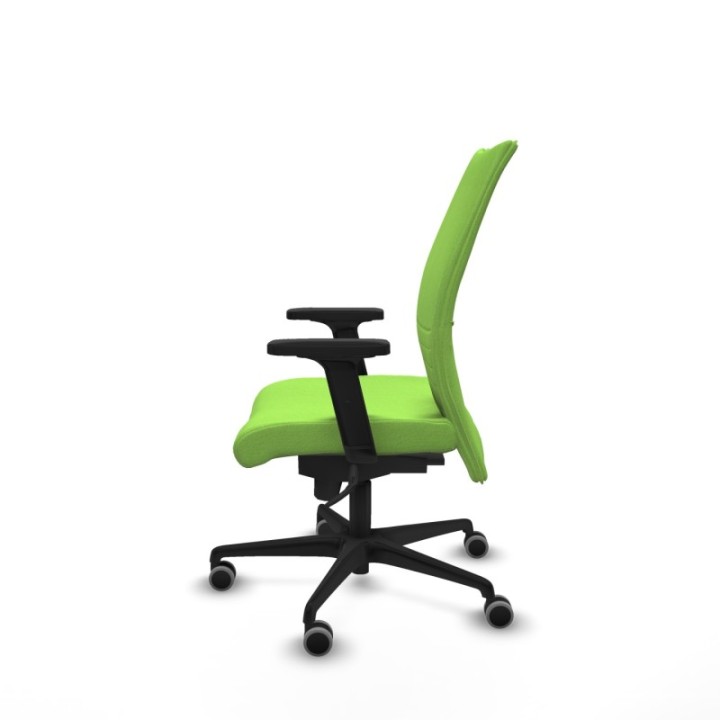 Albacete confidente sincro bali pistacho brazos 2D base nailon ruedas 65mm engomadas