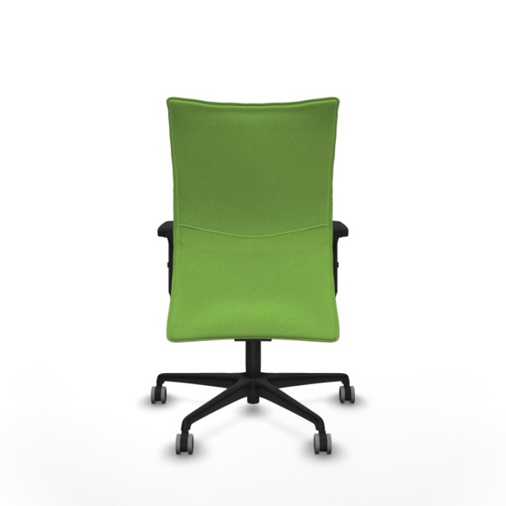 Albacete confidente sincro bali pistacho brazos 2D base nailon ruedas 65mm engomadas