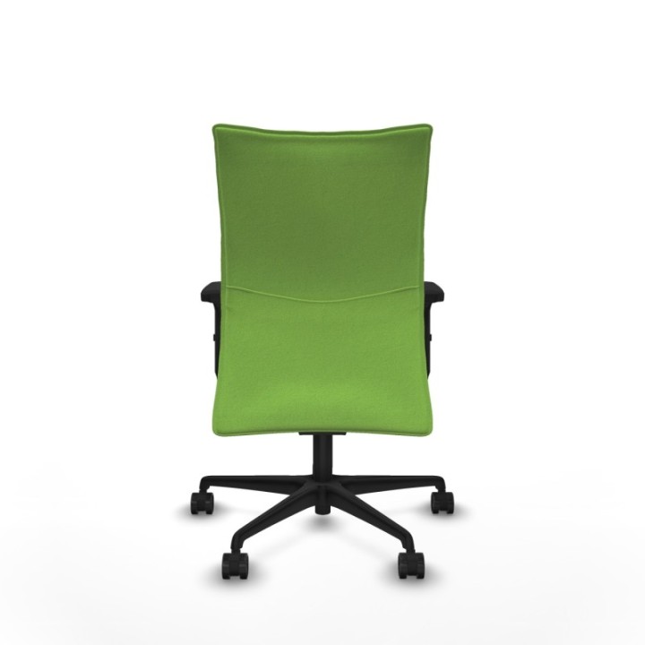 Albacete confidente sincro bali pistacho brazos 2D base nailon ruedas 65 mm nailon