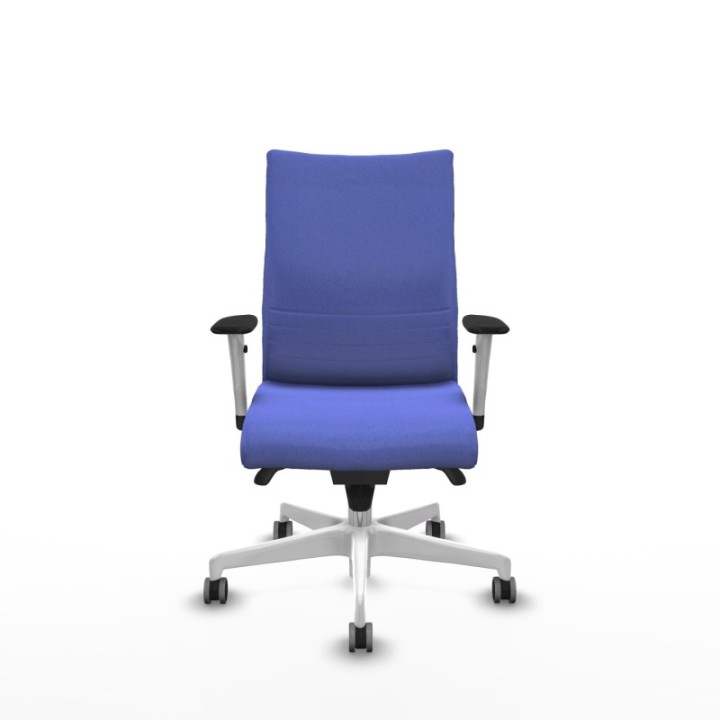 Albacete confidente sincro bali azul claro brazos 1D blancos base blanca ruedas 65mm engomadas