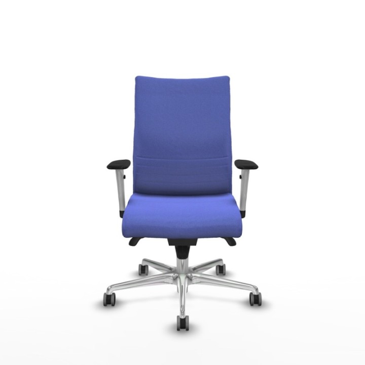 Albacete confidente sincro bali azul claro brazos 1D blancos base aluminio ruedas 65mm engomadas